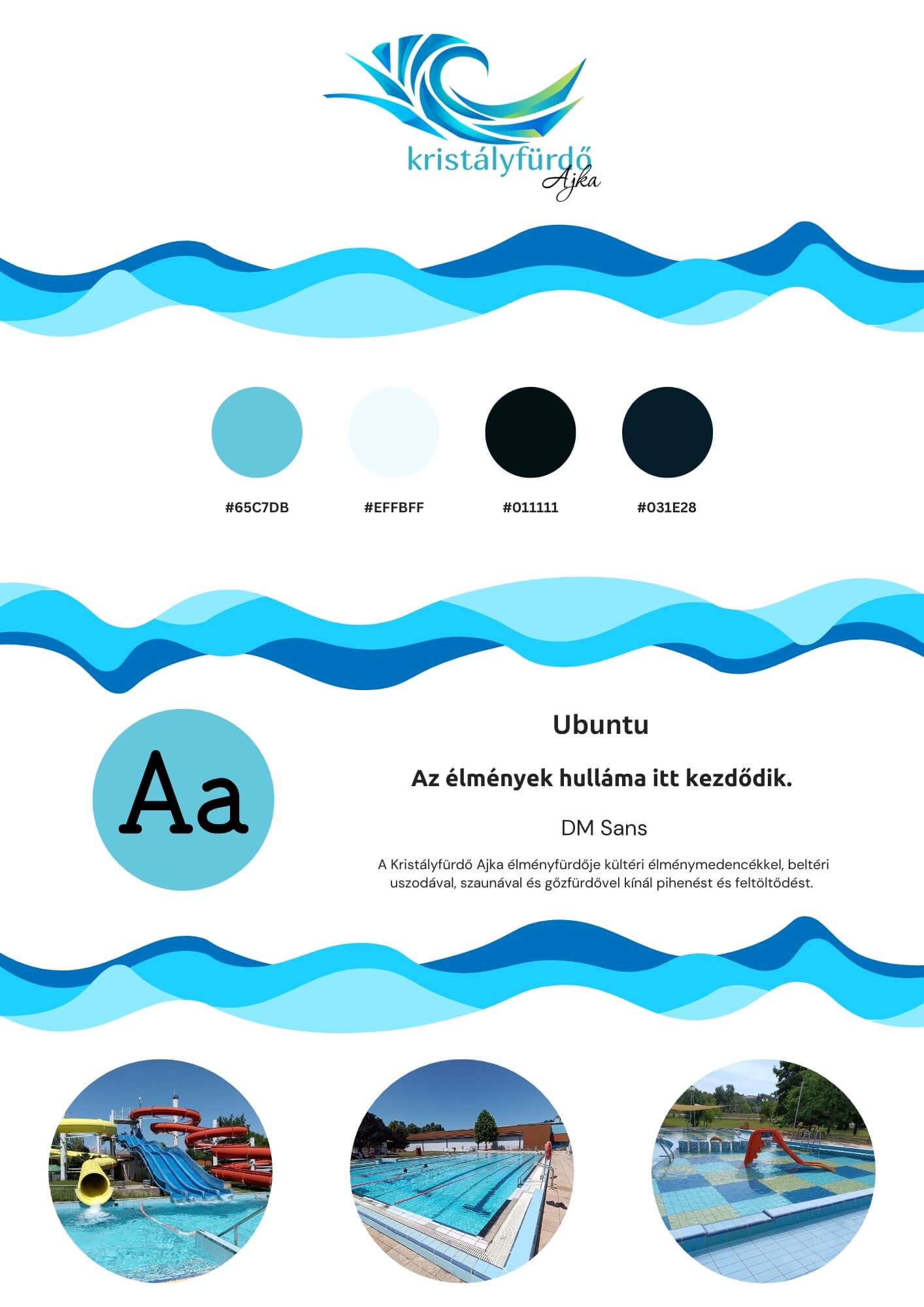 Kristalyfürdő brand board